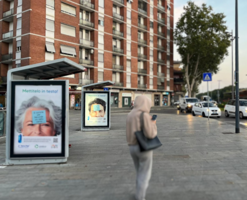 pensiline pubblicitarie