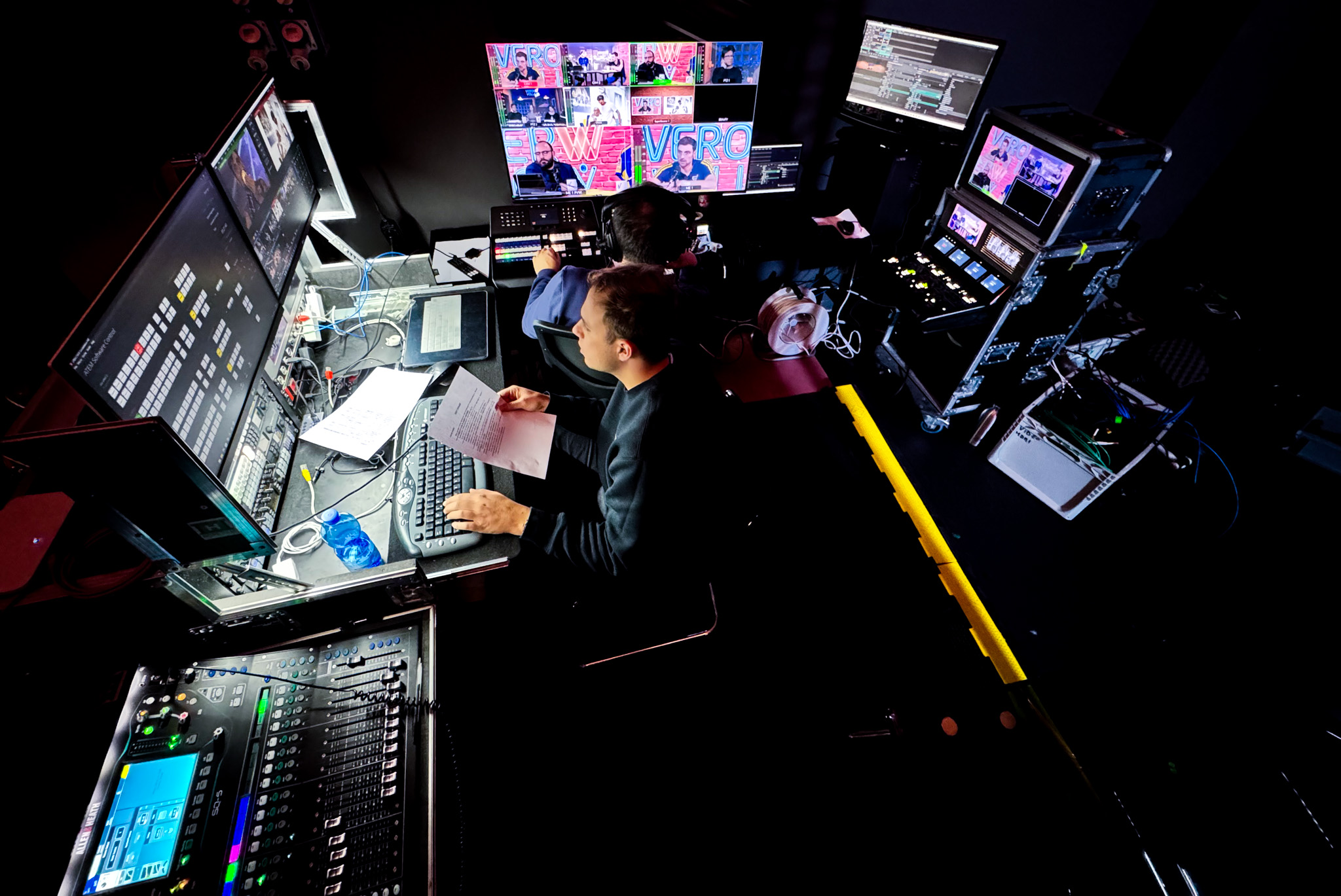 Set di virtual studio per fiction e cinema